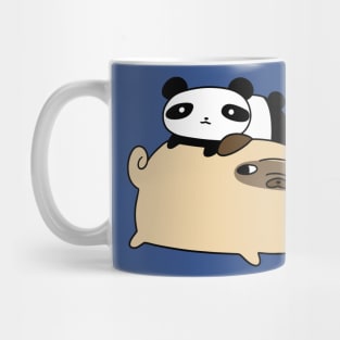 Pug and Little Panda Mug